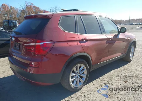 2013 BMW X3 xDrive28I from USA, damaged, VIN 5UXWX9C52D0A23322